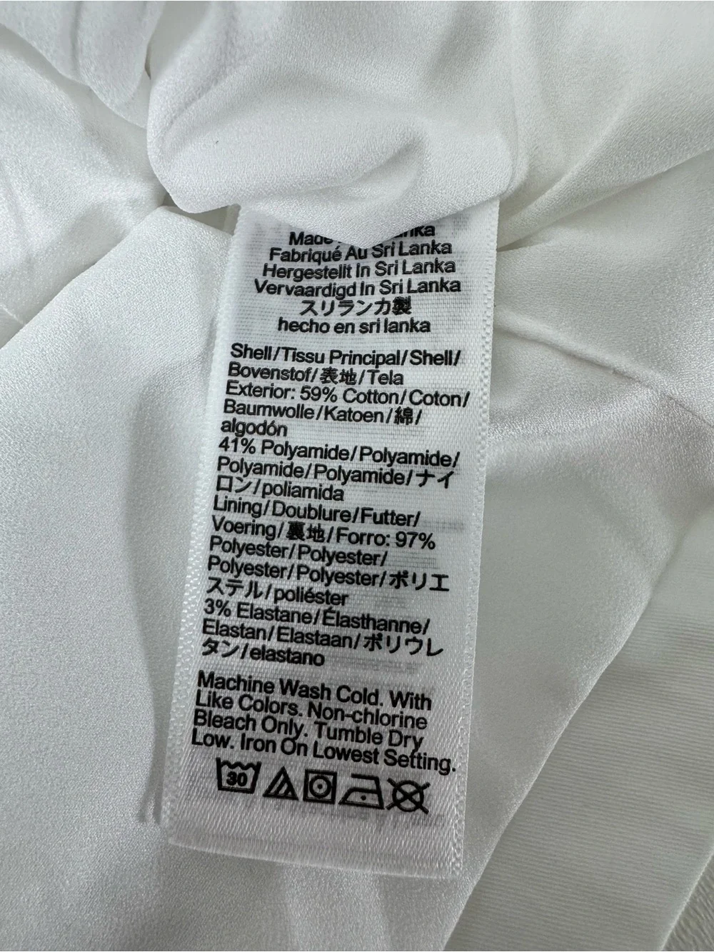 NWT J.Crew Shrunken V-Neck Vest Top White Size 4 Tailored Button Front CT113